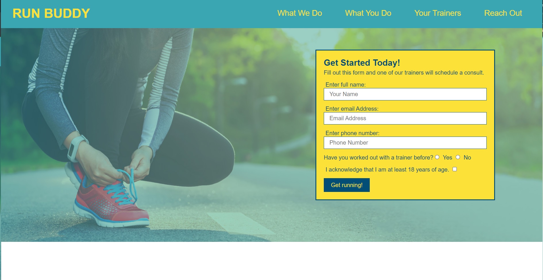 Run Buddy: an app for those who enjoy running